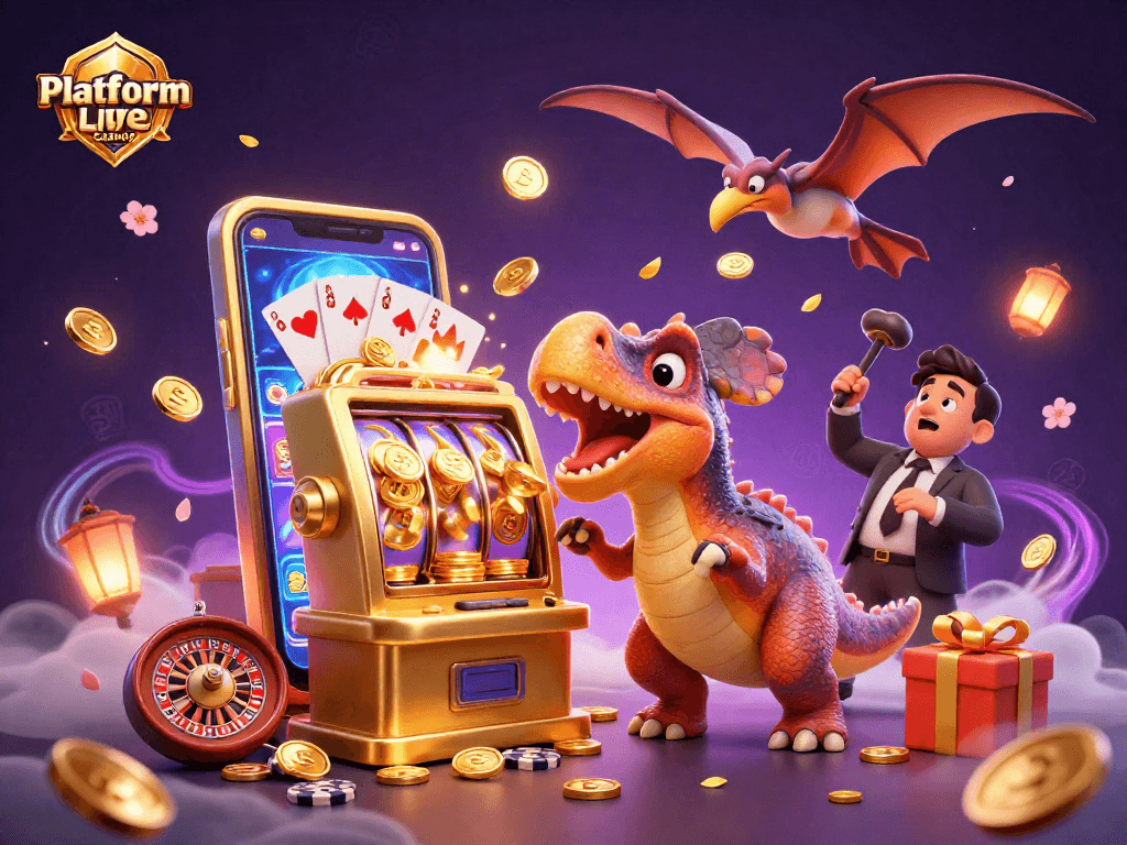 Engage in thrilling action at Platform Live Casino with a pachycephalosaurus winning jackpots!