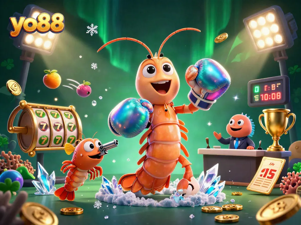 Join the excitement with yo88 as vibrant characters showcase thrilling slot game action.