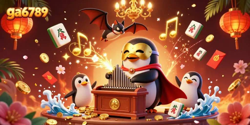 Engage with ga6789's thrilling features as the phantom opera penguin orchestrates a captivating gaming spectacle.