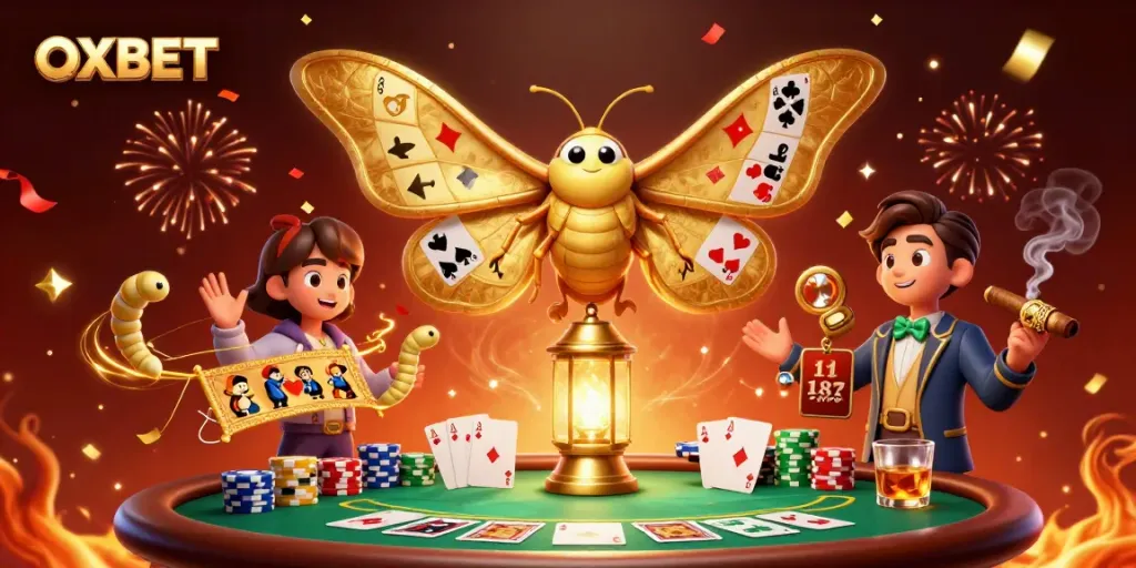 Play big at OXBET with an exciting 3D casino illustration showcasing vibrant games and characters.