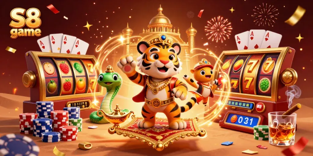 Experience thrilling gameplay in the S8 game as you embark on an adventure with enchanting characters.