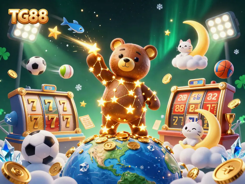 Experience the thrill of TG88 with winning slot reels mixed among dynamic sports elements!