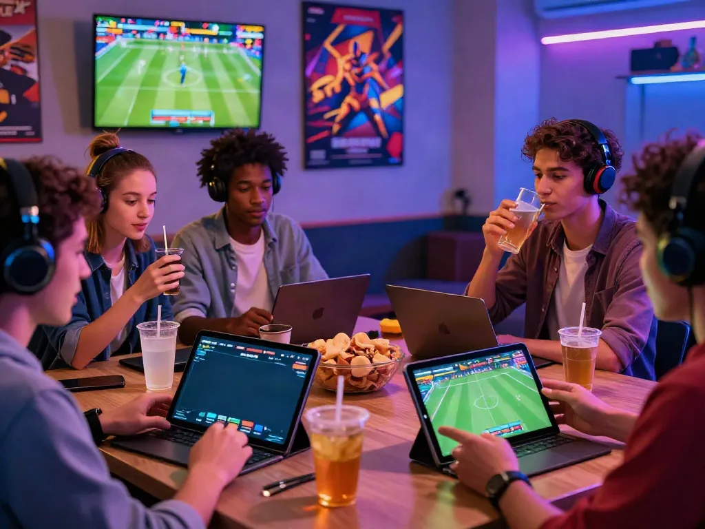 DA88 online gaming group enjoying betting on mobile devices in 2026