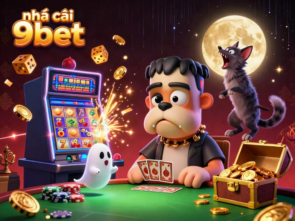 Engage with the thrilling atmosphere of nhà cái 9bet through vibrant 3D casino characters and game elements.