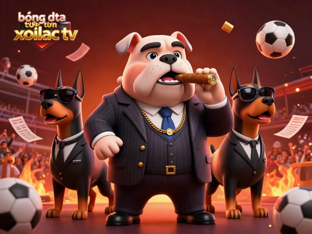 Experience bóng đá trực tuyến xoilac tv with lively sports betting elements in a vibrant 3D scene.
