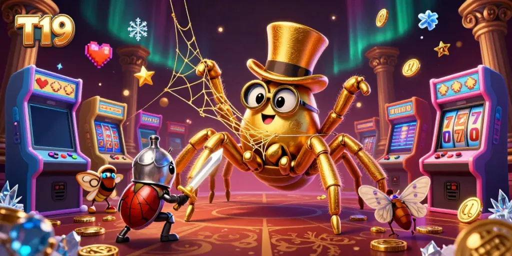 Engage with thrilling T19 casino adventures featuring vibrant characters and dynamic gaming elements.