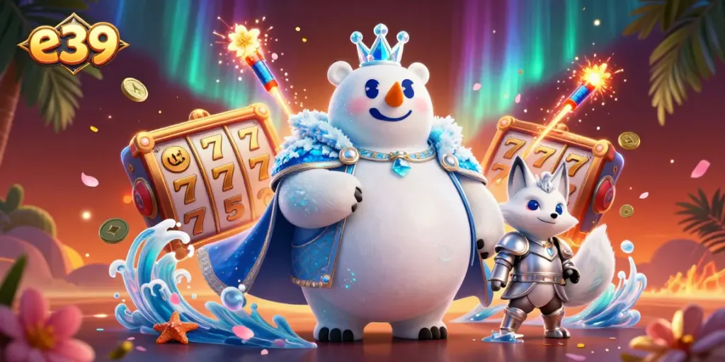 Engage in thrilling gameplay at e39 with its vibrant casino atmosphere, featuring unique characters.