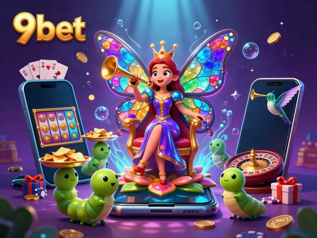 Engage in thrilling live casino experiences with 9bet, highlighted by a fantastic butterfly queen, dazzling games, and golden rewards.
