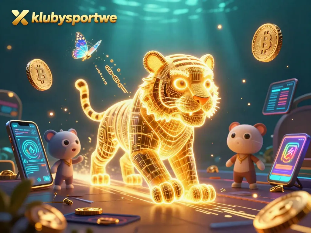 Experience the thrill of online gaming with klubysportowe as vibrant characters navigate a digital casino landscape.