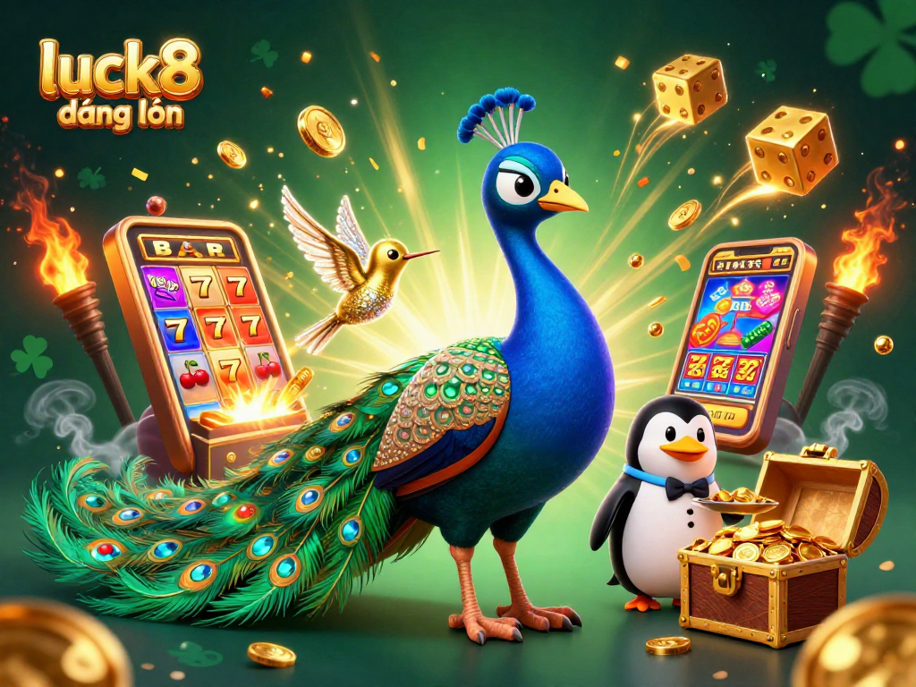Experience luck8 đăng nhập and win big at the slot machine with vibrant 3D characters!